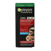Garnier Pure active peel-off masker charcoal 50.00 Milliliter