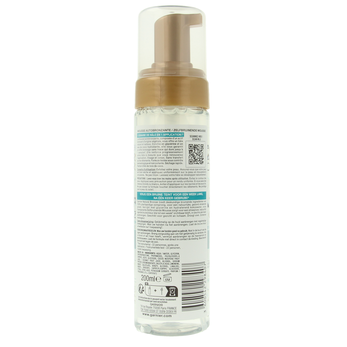 Ambre Solaire Zelfbruiner mousse 200.00 Milliliter