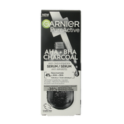 Garnier PureActive AHA + BHA charcoal serum 30 Milliliter