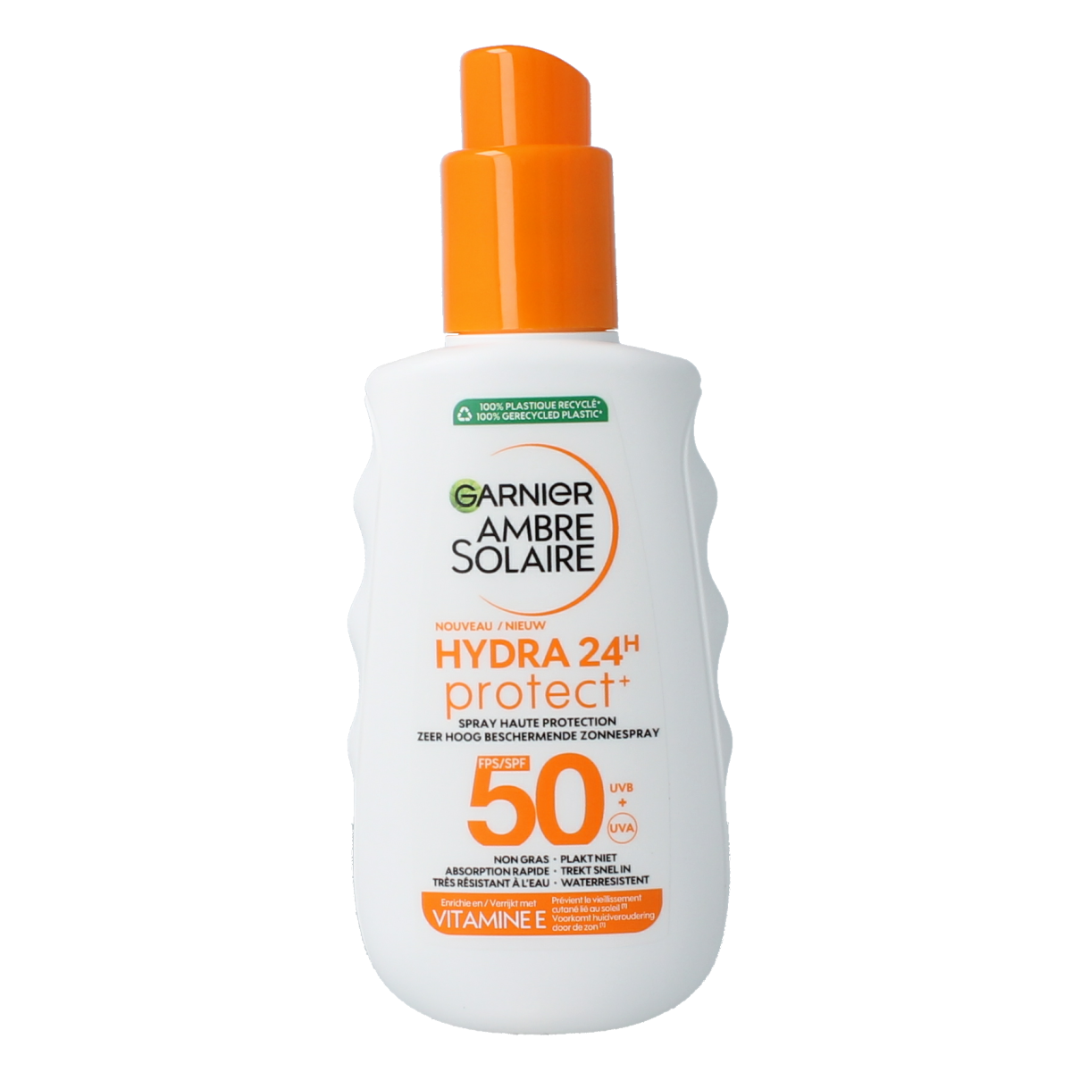 Ambre Solaire Hydraterende melk protect SPF50+ spray 150.00 Milliliter
