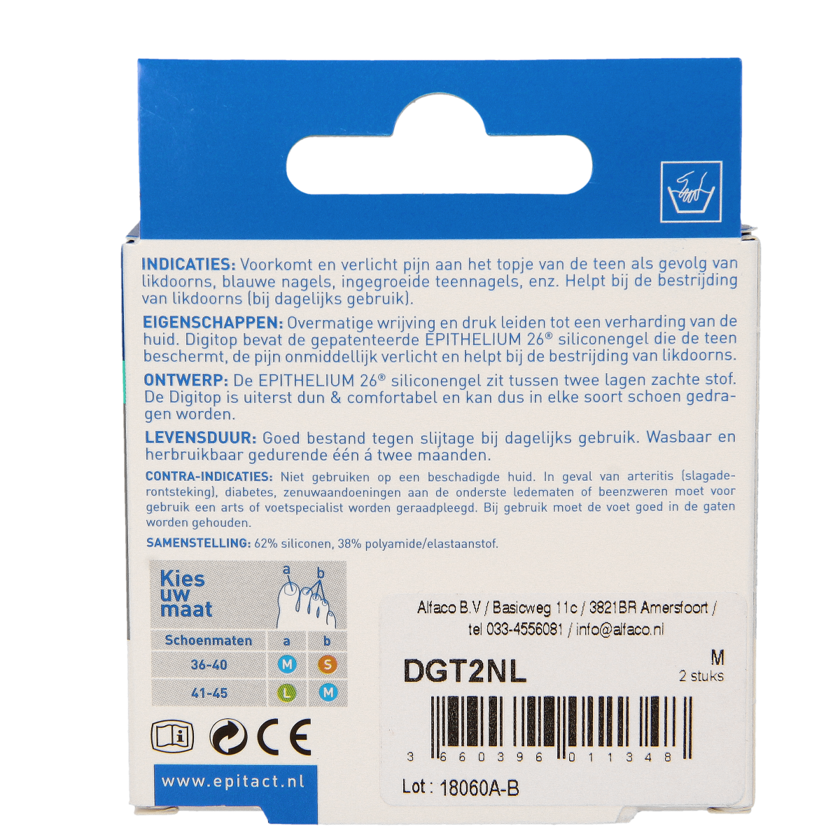 Epitact Digitop nagels en likdoorns M 2.00 Stuks