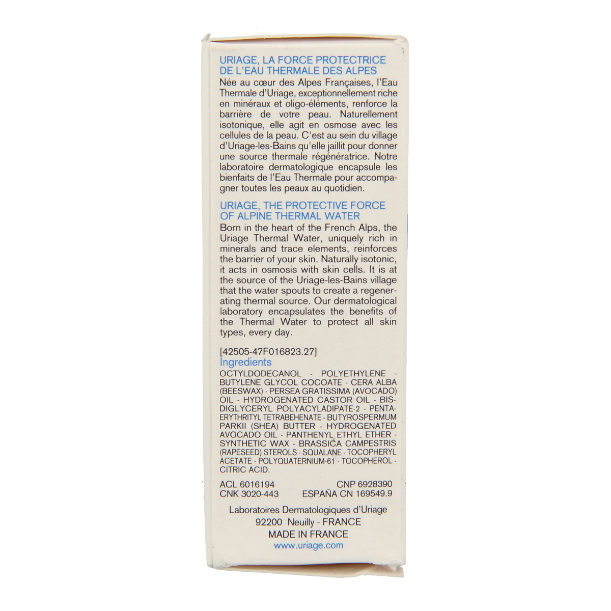 Uriage Bariederm kloven en barsten stick 22.00 Gram