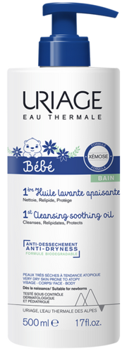Uriage Bebe 1ere huile lavante apaisante 500 Milliliter