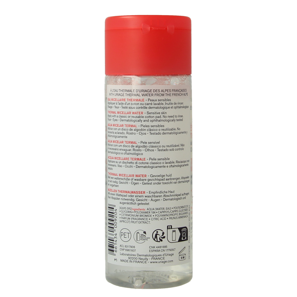 Uriage Thermaal micellairwater gevoelige  huid 100.00 Milliliter