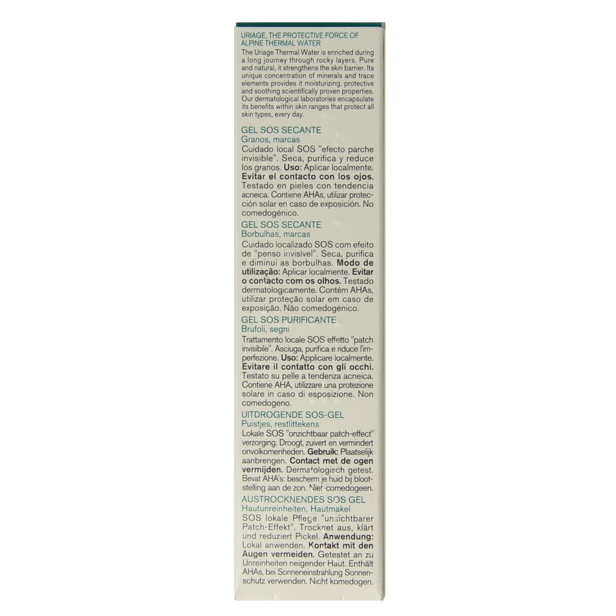 Uriage Hyseac SOS drooggel 15.00 Milliliter
