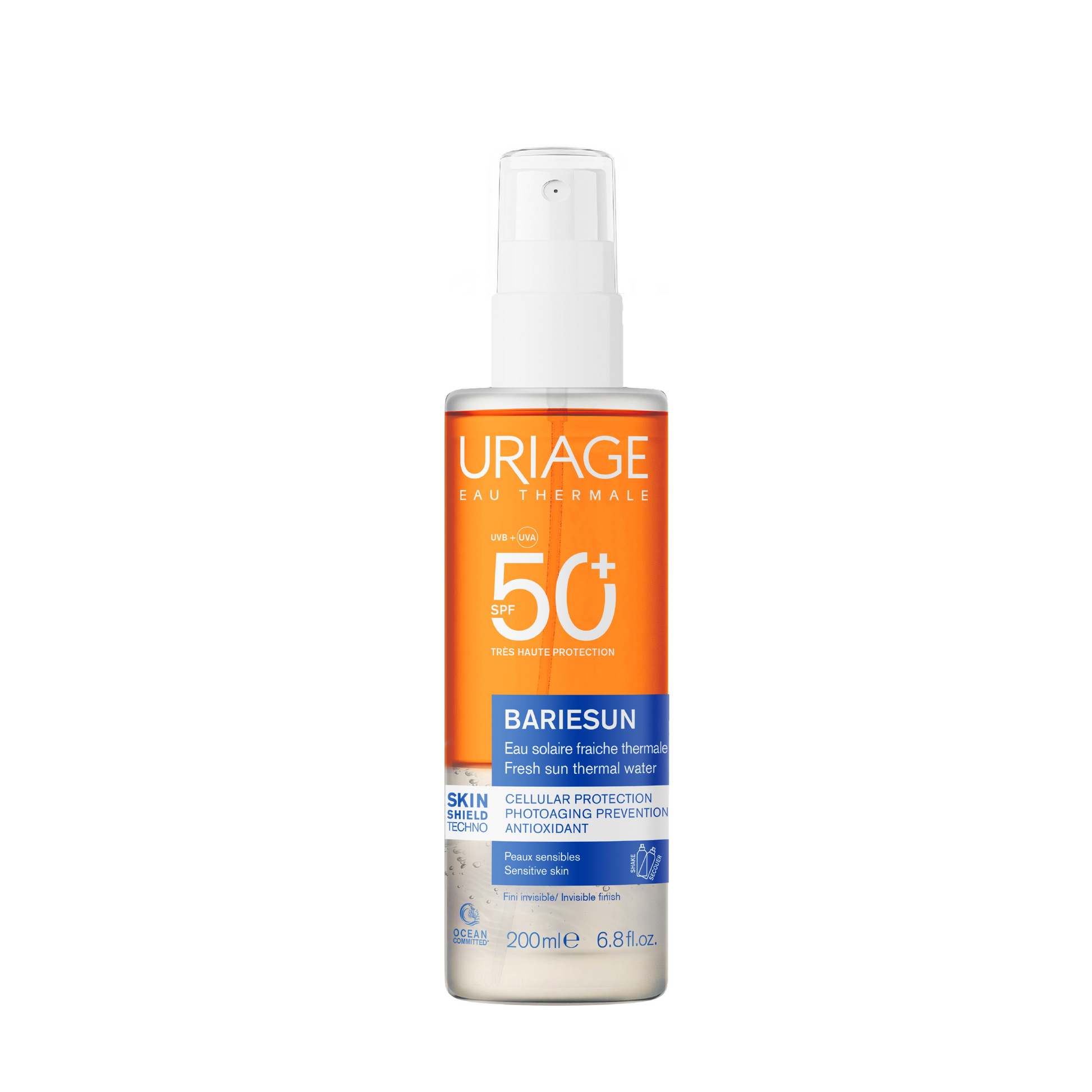 Uriage Bariesun SPF50+ sun water SP 200 Milliliter