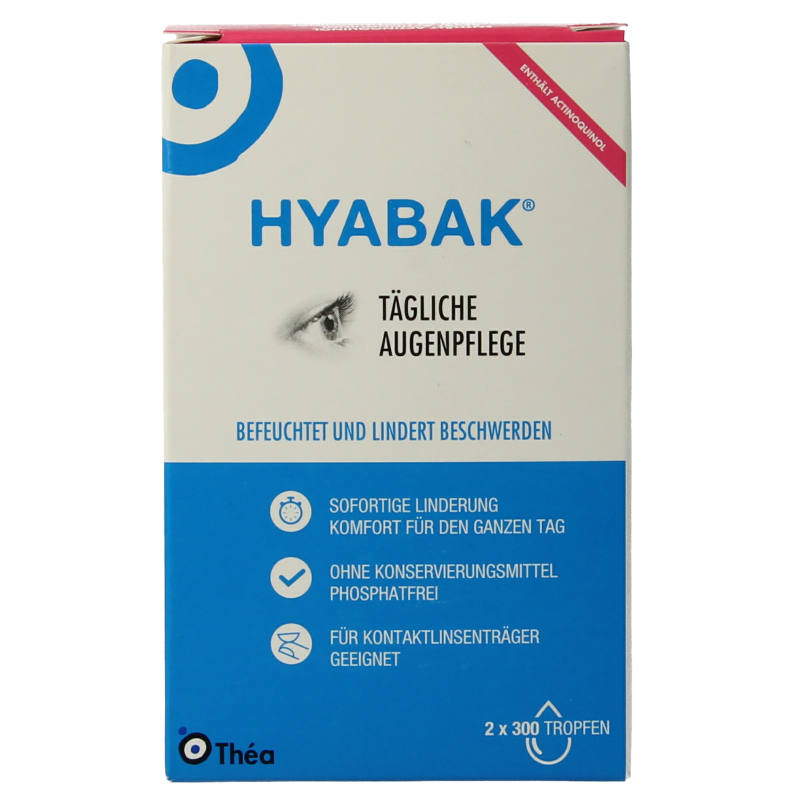 Hyabak Oogdruppels duopack 2 Stuks
