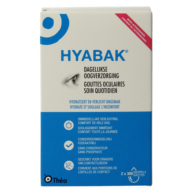 Hyabak Oogdruppels duopack 2 Stuks