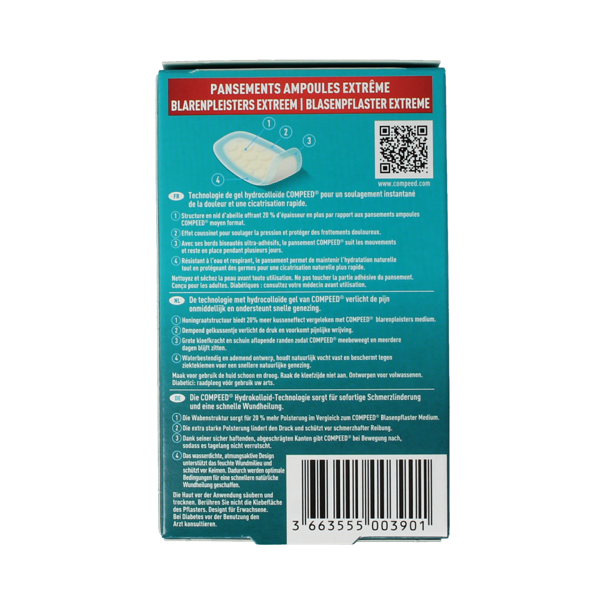 Compeed Blarenpleister extreme 6.00 Stuks