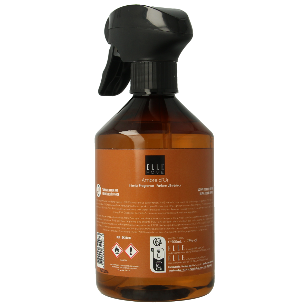 Elle Home Ambre d'or interior spray 500.00 Milliliter