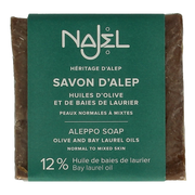 Najel Aleppo Aleppo zeep olijf olie 12% 200.00 Gram