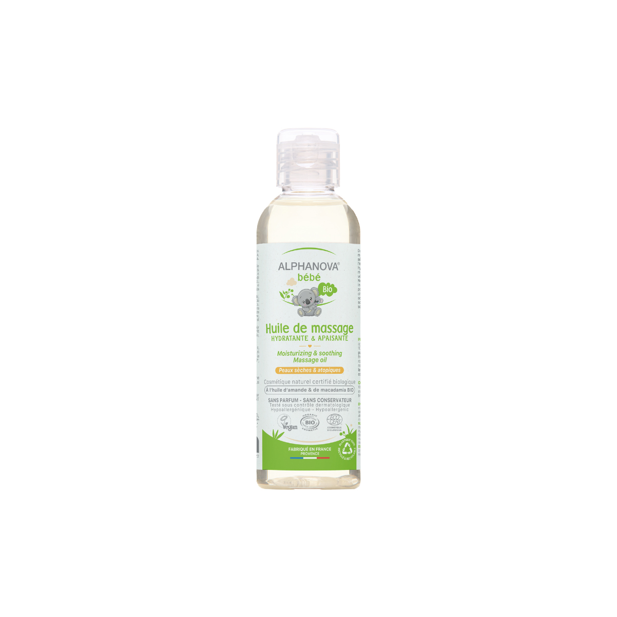 Alphanova Bebe Baby bio massage oil 100 Milliliter