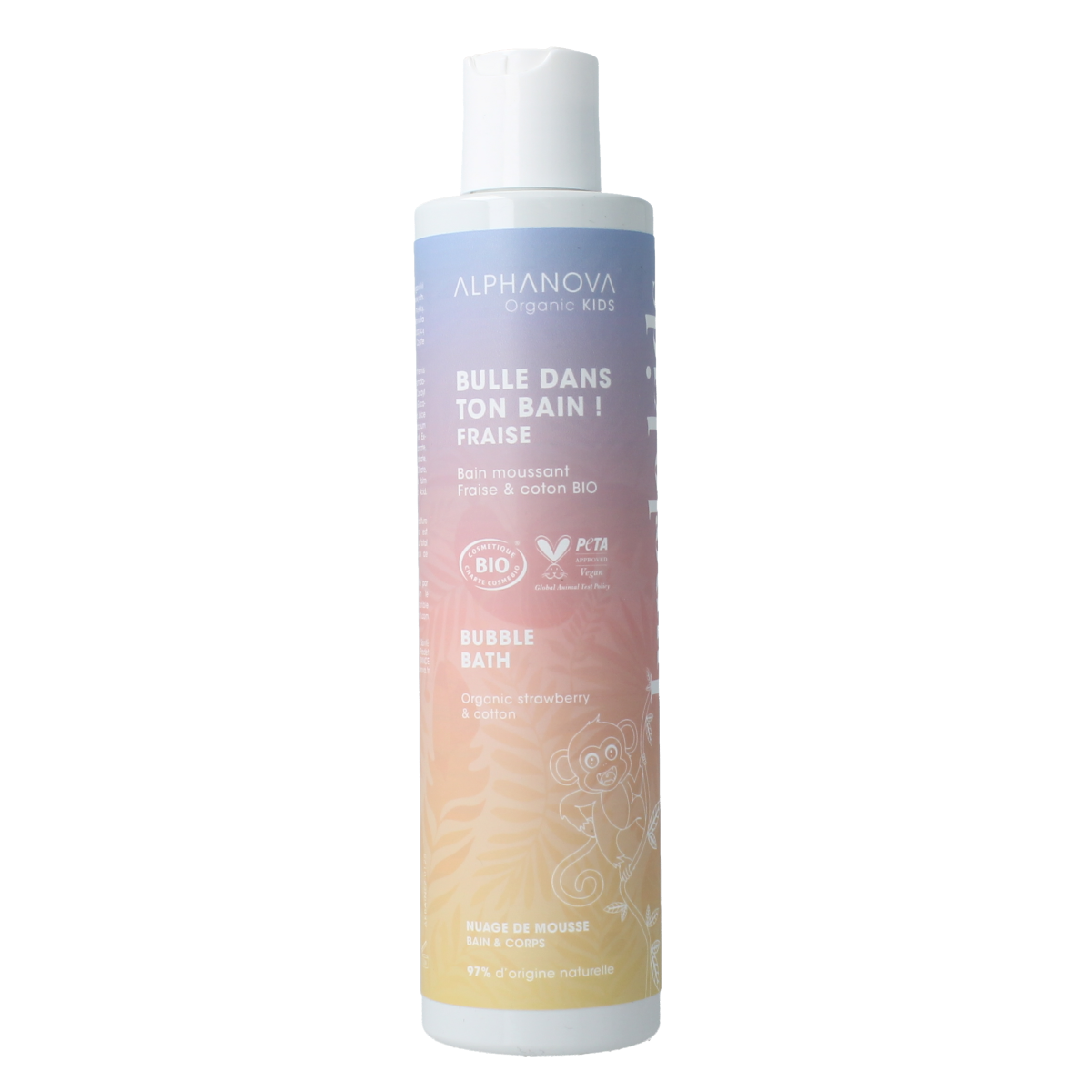 Alphanova Kids Kids bio bubble bath strawberry 250.00 Milliliter