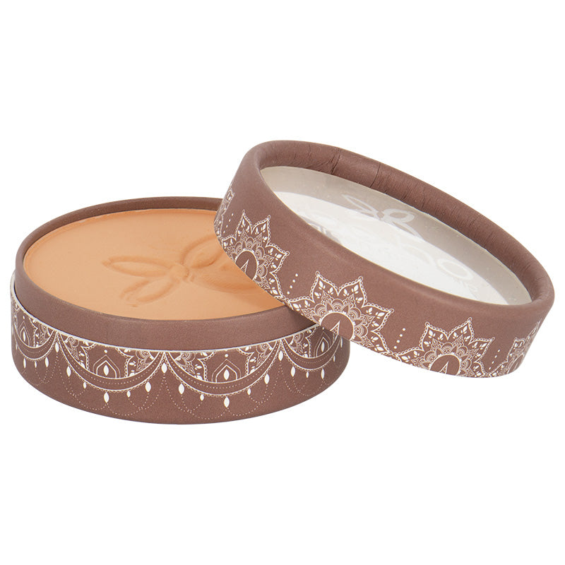 Boho green makeup Compact powder beige hale 04 4.5 Gram
