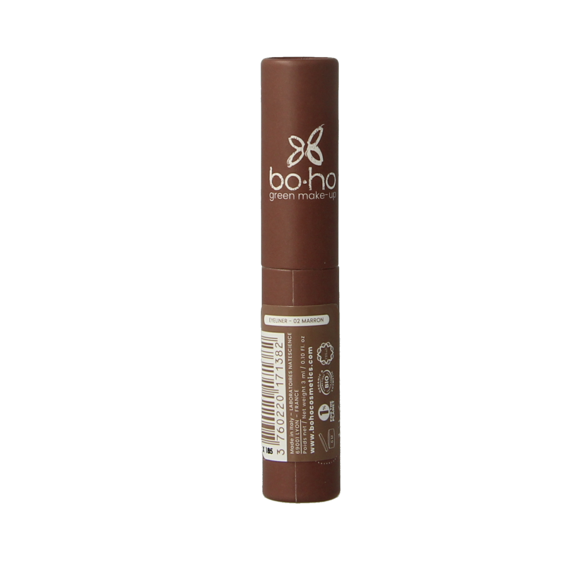 Boho green makeup Greenliner marron 02 3.00 Milliliter