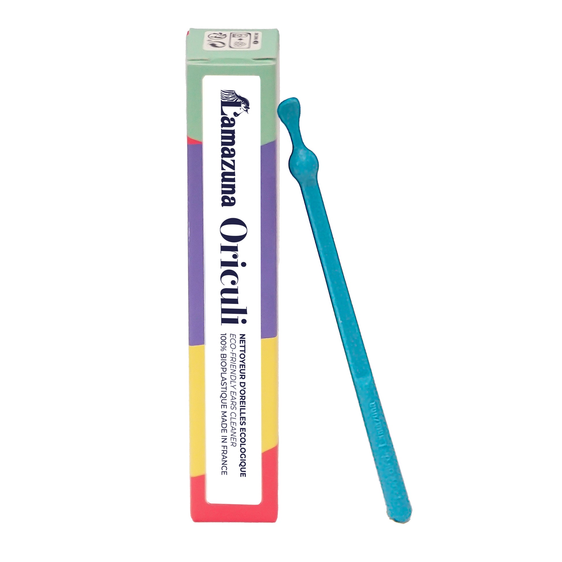 Lamazuna Bioplastic oriculi blue 1.00 Stuks