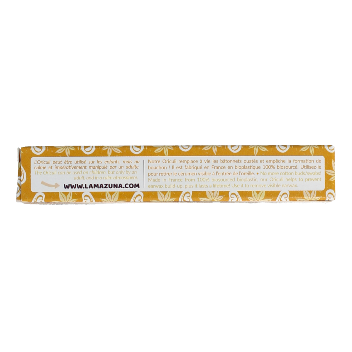 Lamazuna Bioplastic oriculi yellow 1.00 Stuks