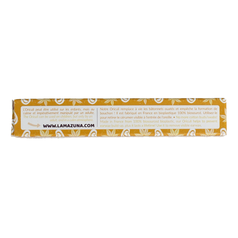 Lamazuna Bioplastic oriculi yellow 1 Stuks