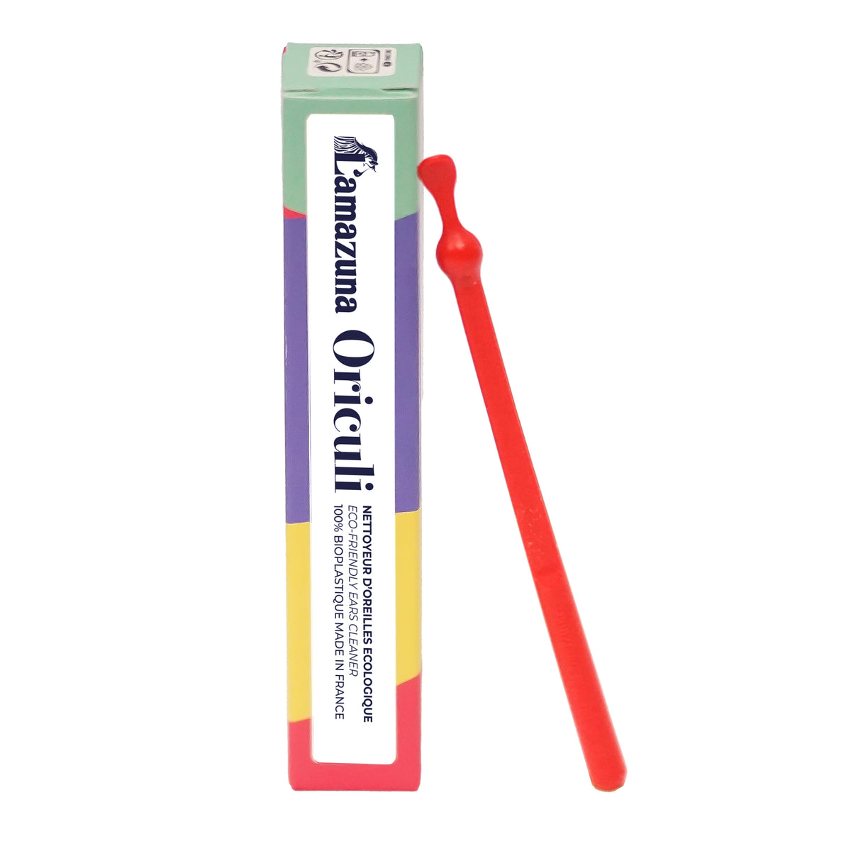 Lamazuna Bioplastic oriculi red 1.00 Stuks