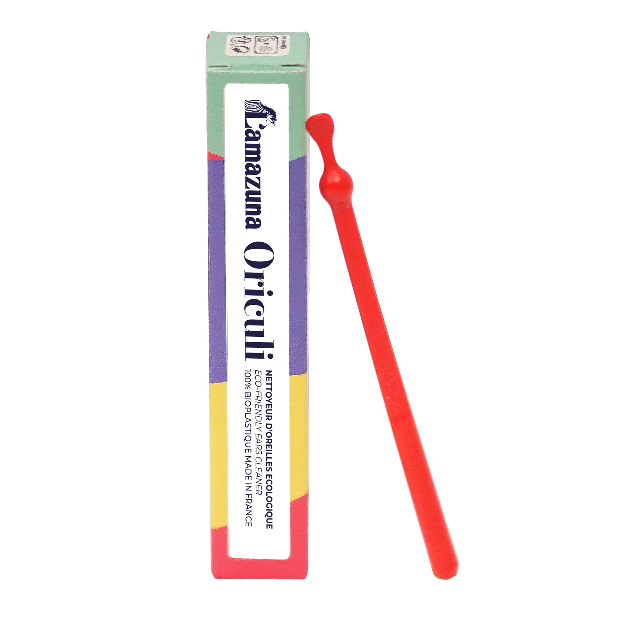 Lamazuna Bioplastic oriculi red 1.00 Stuks