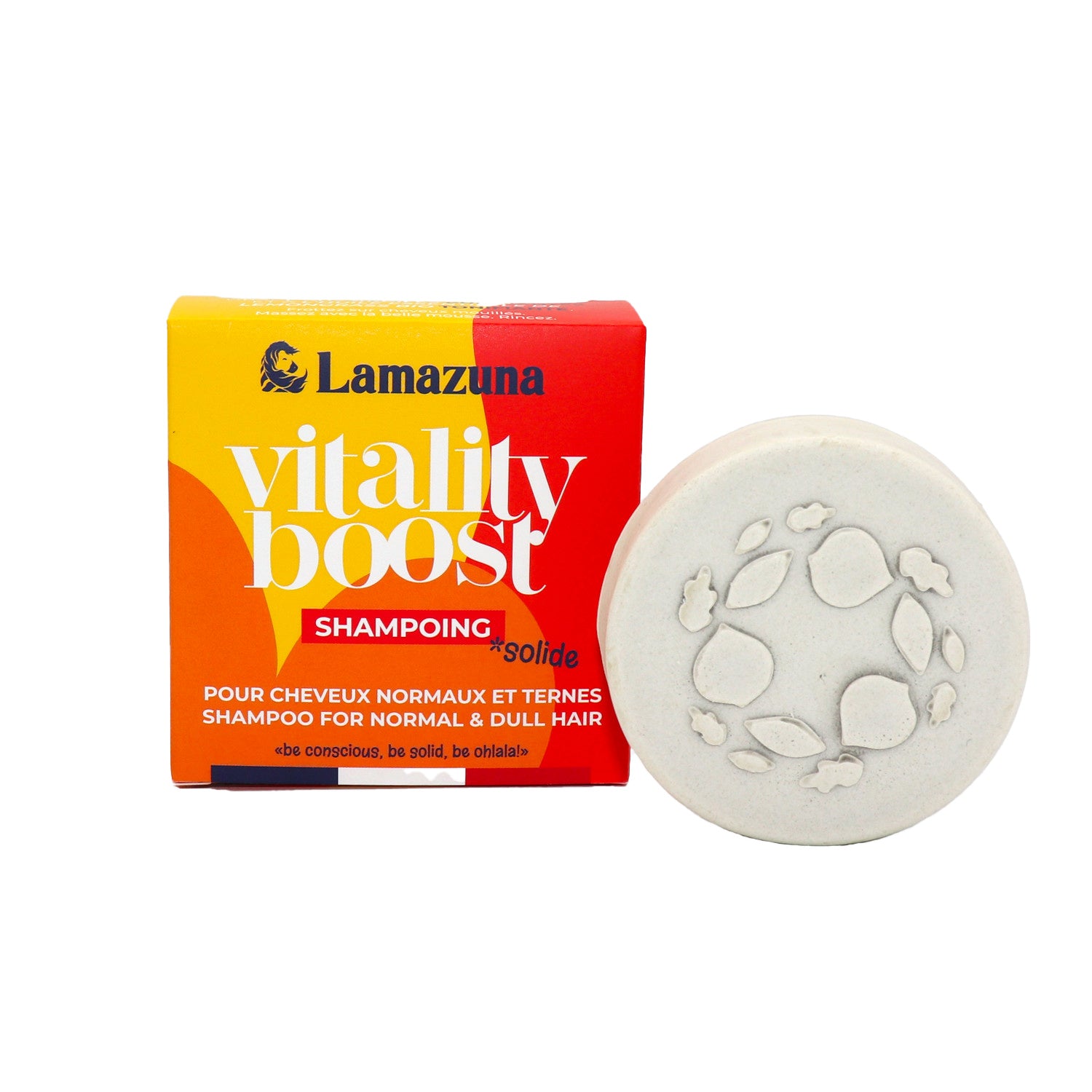 Lamazuna Shampoo bar normal hair - vitality boost 70.00 Gram