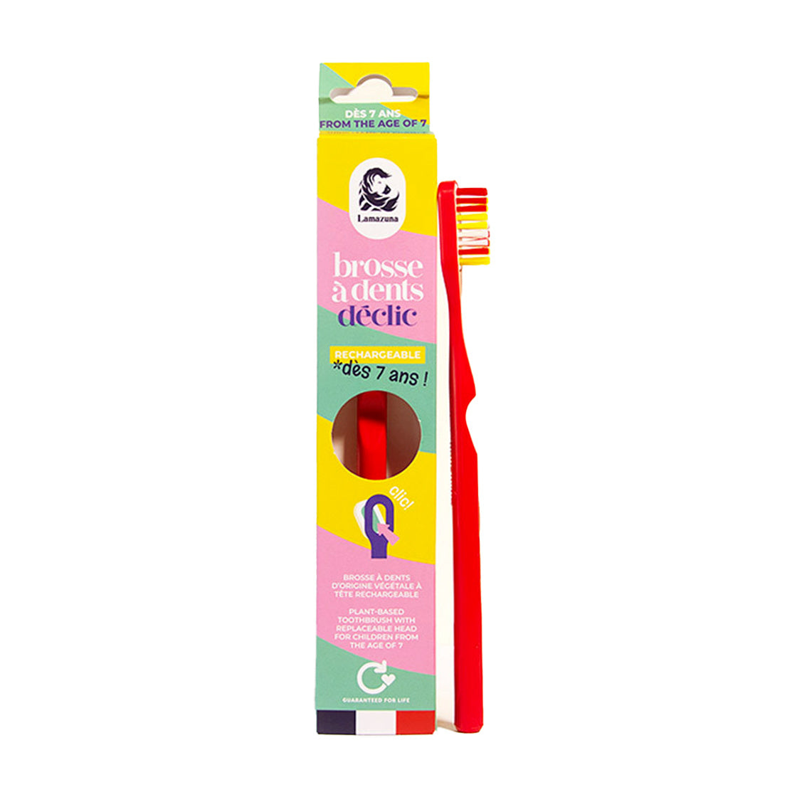 Lamazuna Toothbrush kids red 1.00 Stuks