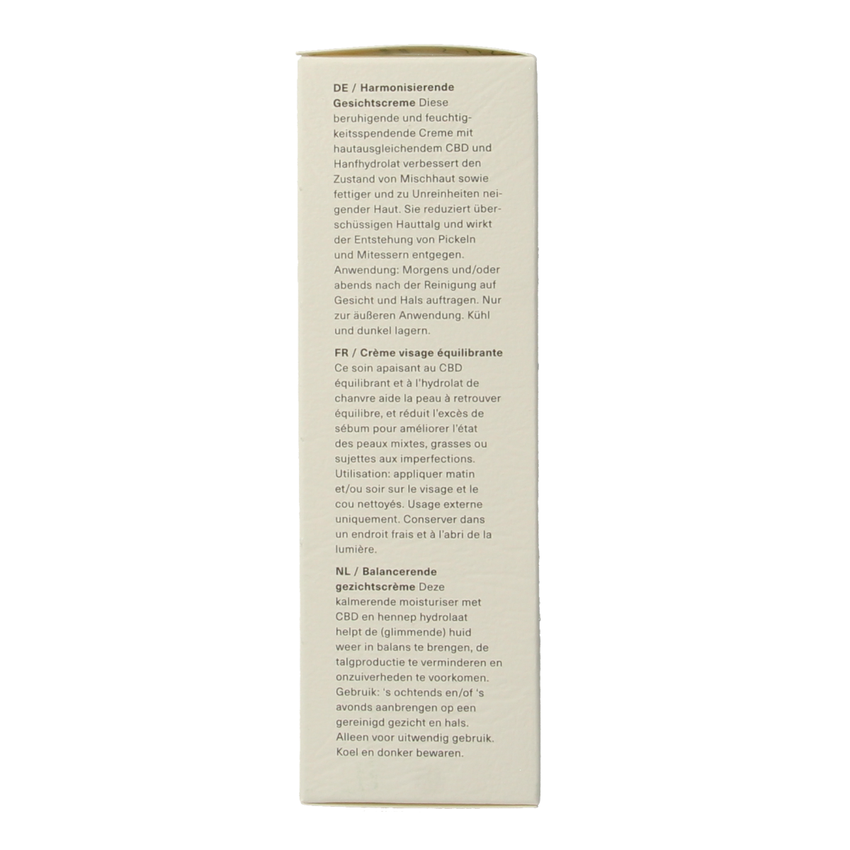 Hemptouch Balancing face cream 50.00 Milliliter