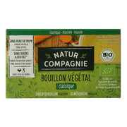 Natur Compagnie Groentebouillonblokjes met zout bio 84.00 Gram