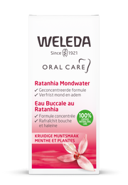 Weleda Oral care ratanhia mondwater 50.00 Milliliter