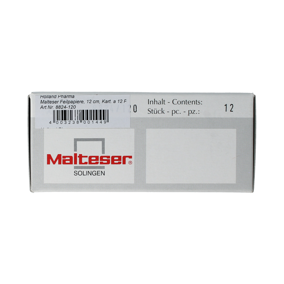 Malteser Vijlpapier 12cm 12.00 Stuks
