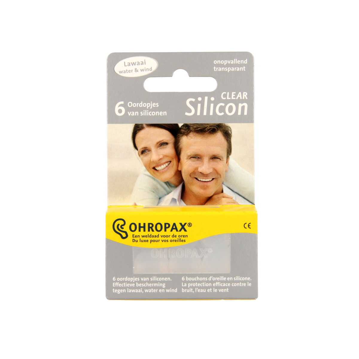 Ohropax Silicon clear 6.00 Stuks