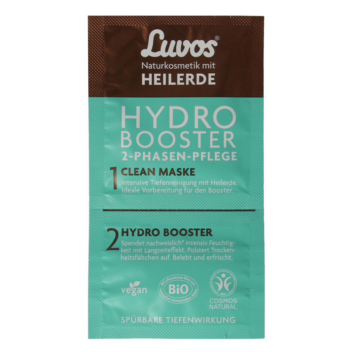 Luvos Crememasker hydro booster 2 fasen bio 9.50 Milliliter