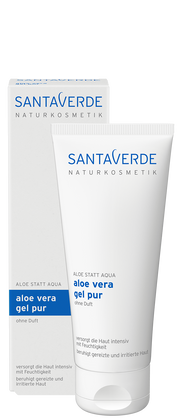 Santaverde Aloe vera pure gel parfumvrij 100 Milliliter
