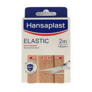 Hansaplast Elastic 2m x 6cm waterafstotend 1.00 Stuks