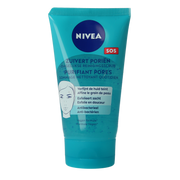 Nivea SOS zuivert porien dagelijkse reinigingsscrub 150.00 Milliliter