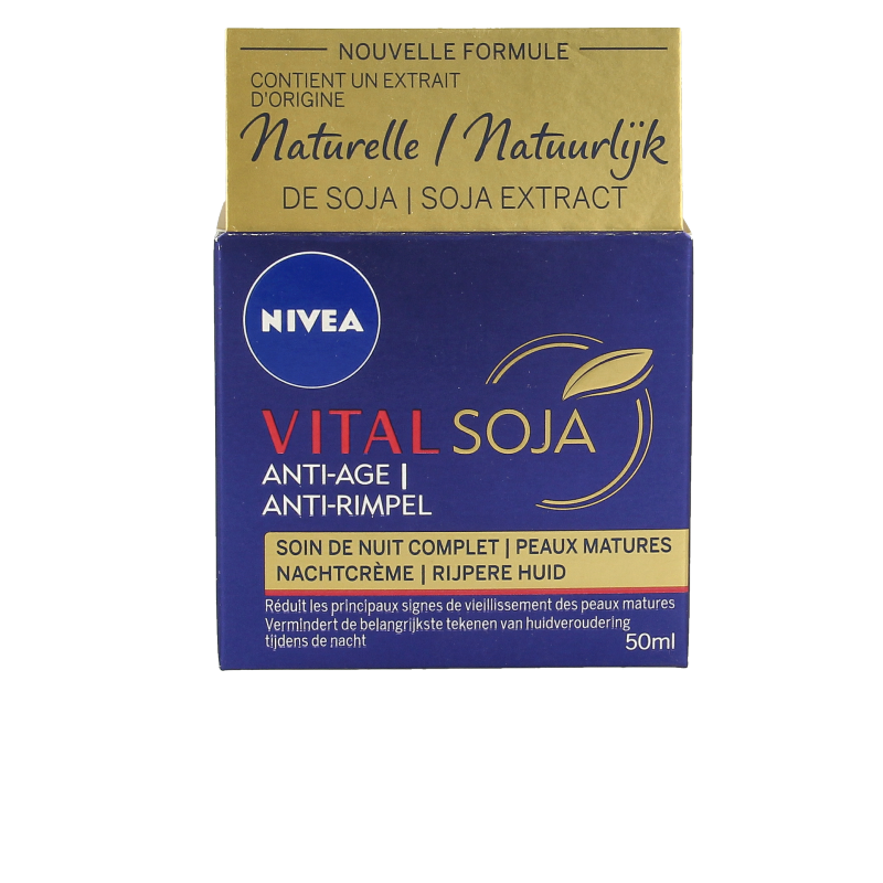 Nivea Vital soja anti-age nachtcreme 50 Milliliter