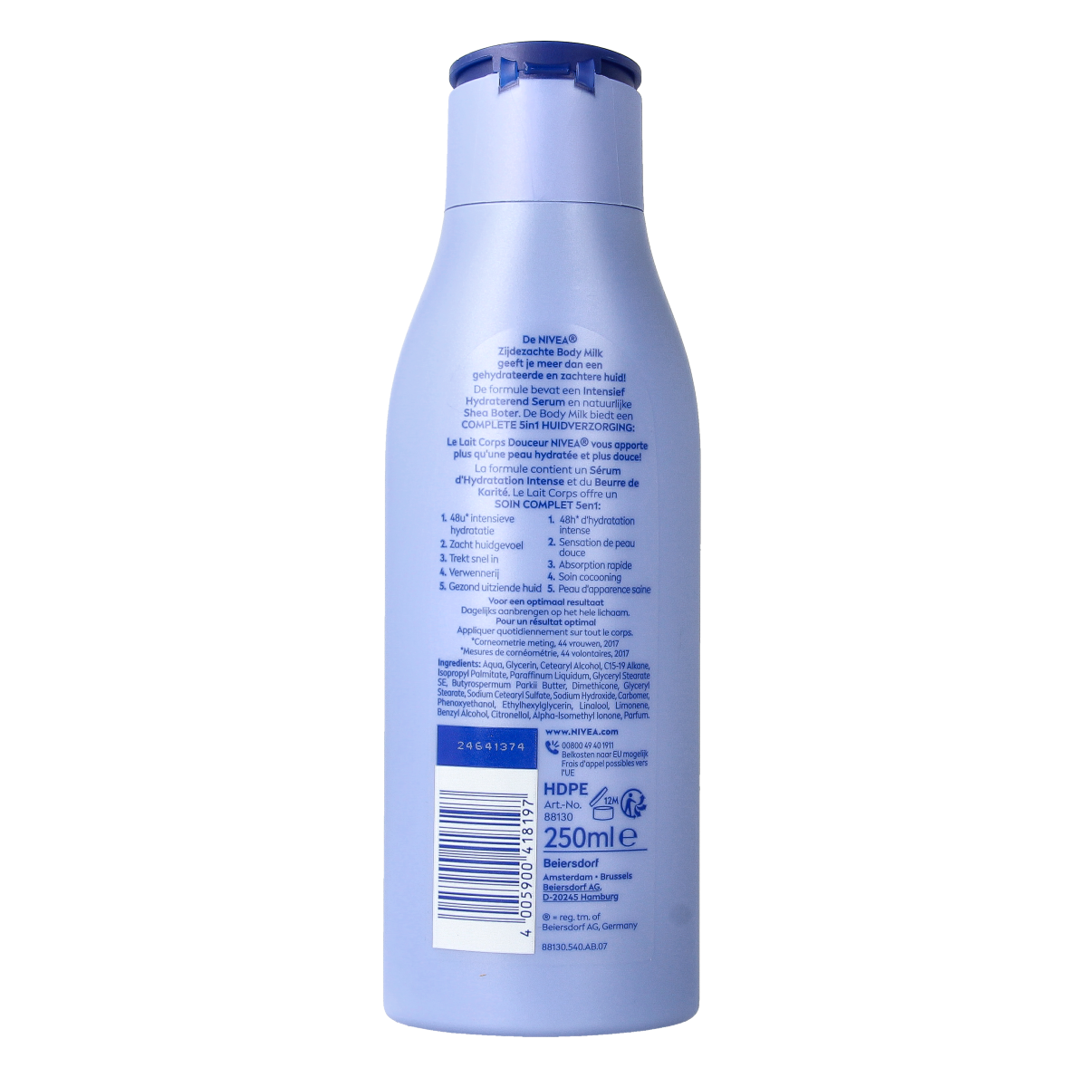 Nivea Body milk zijdezacht  250.00 Milliliter