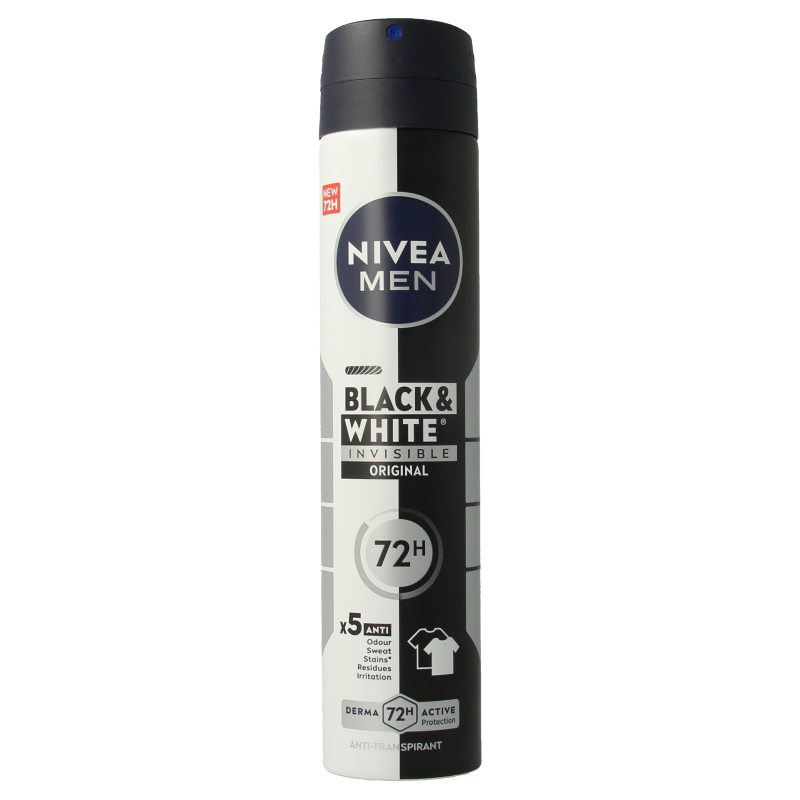 Nivea Men deodorant black & white XL spray 200 Milliliter