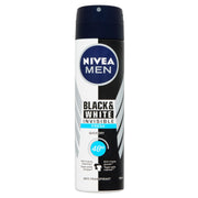 Nivea Men deodorant spray invisible black & white fresh 150.00 Milliliter