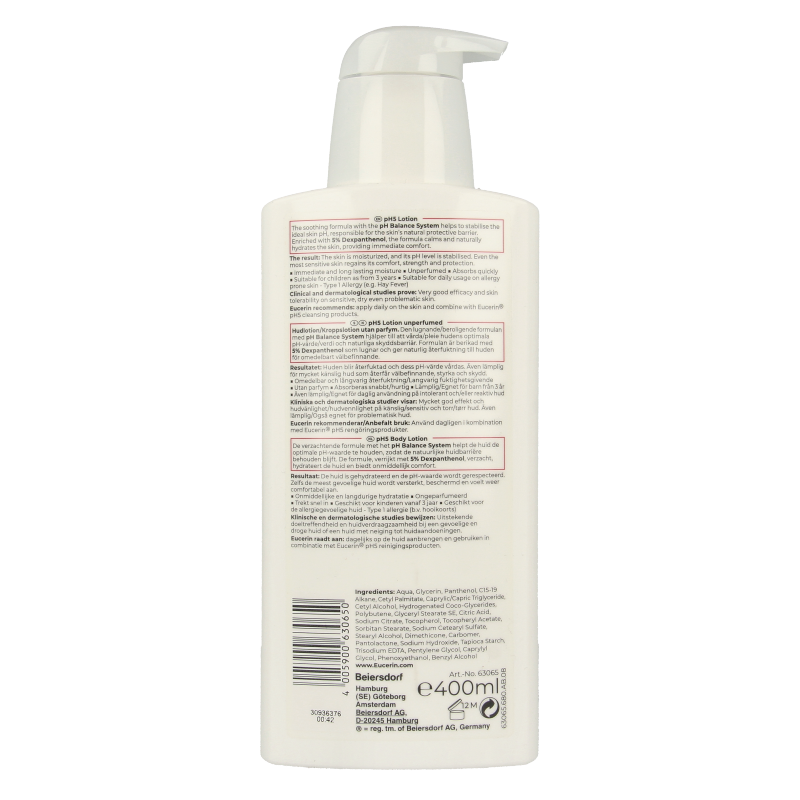 Eucerin pH5 Bodylotion ongeparfumeerd 400 Milliliter