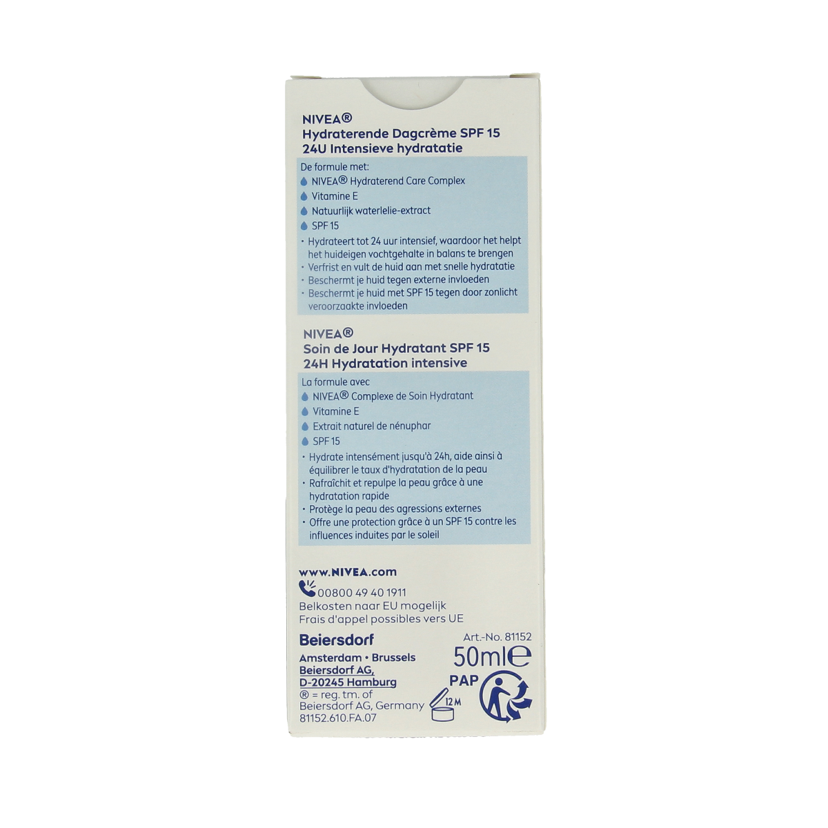 Nivea Essentials hydraterende dagcreme norm/gem SPF15 50.00 Milliliter