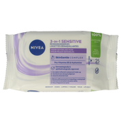Nivea Sensitive reinigingsdoekjes 25.00 Stuks