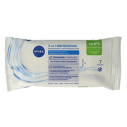 Nivea 3-in-1 Verfrissende doekjes mini 7.00 Stuks