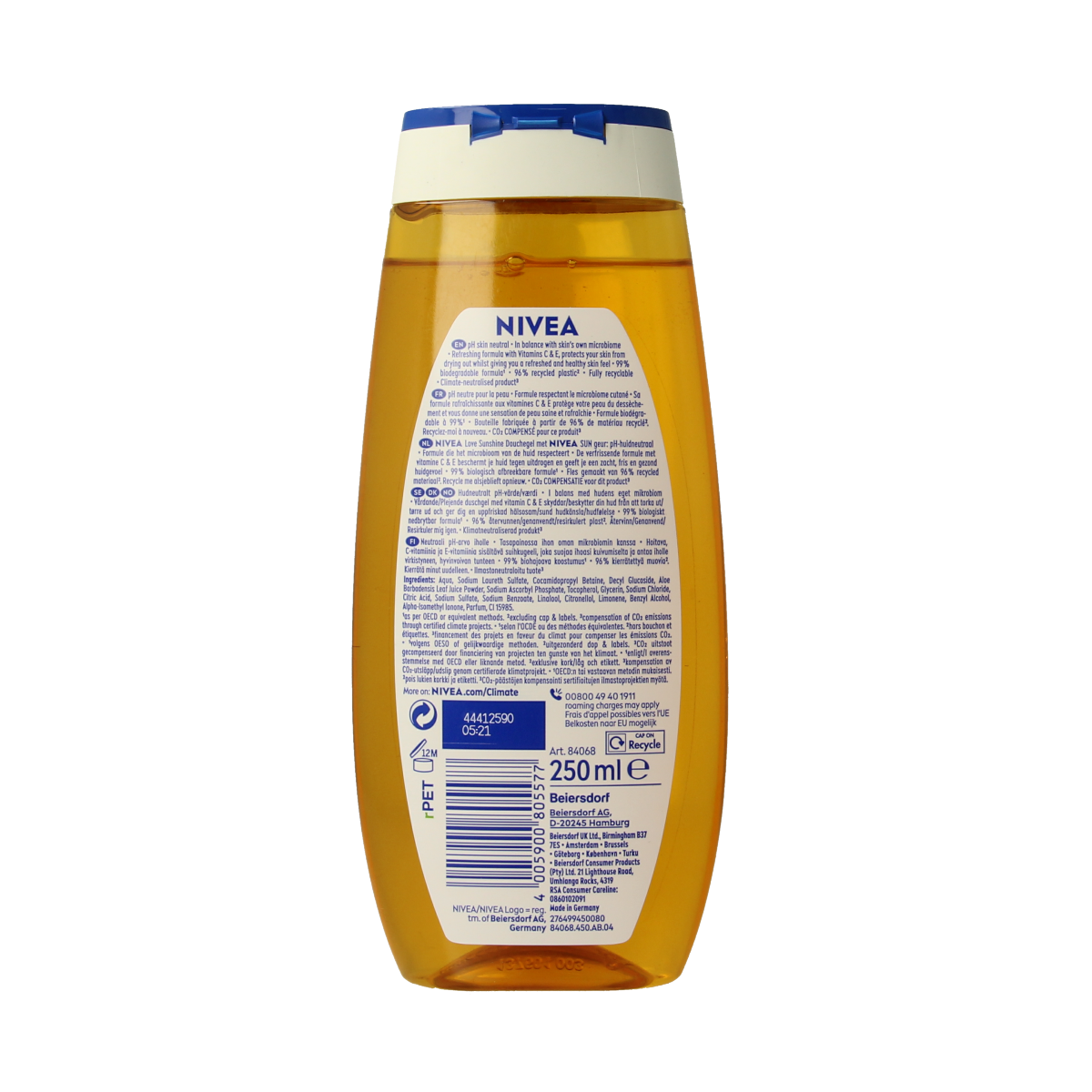 Nivea Douche love sunshine 250.00 Milliliter