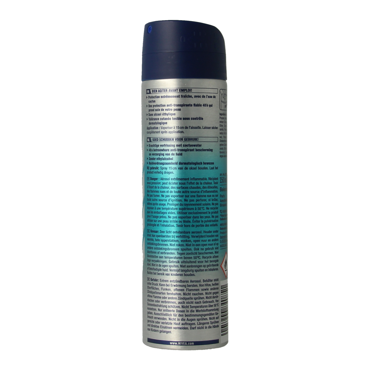 Nivea Men deodorant spray fresh kick 150.00 Milliliter