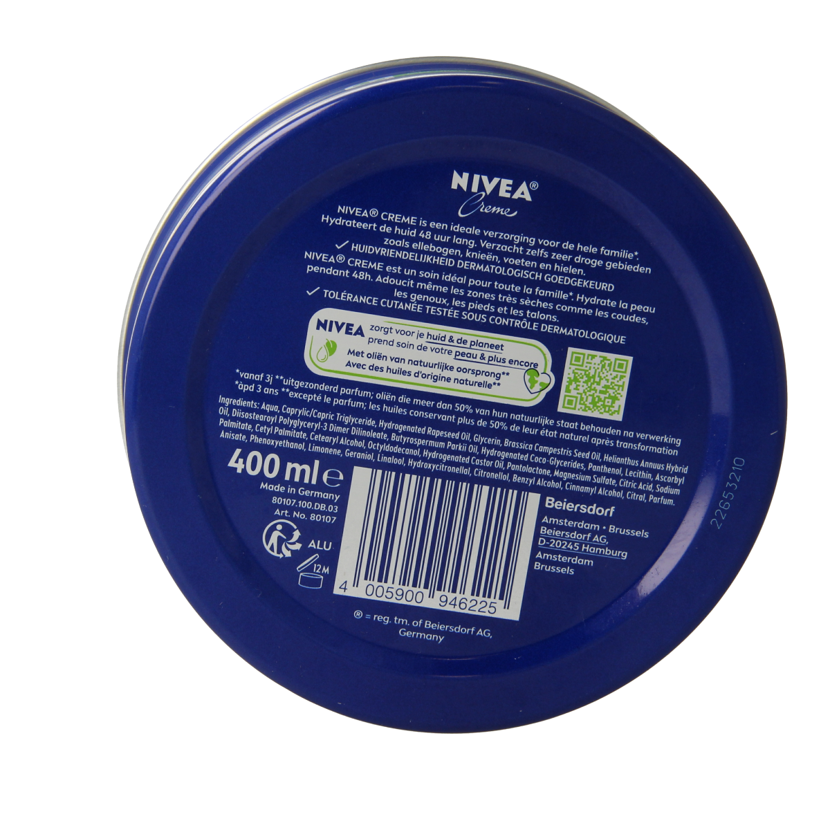 Nivea Creme 400.00 Milliliter