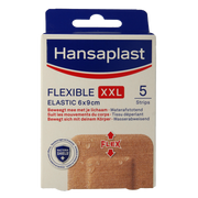 Hansaplast Flexible XXL 6 x 9cm 5 Stuks