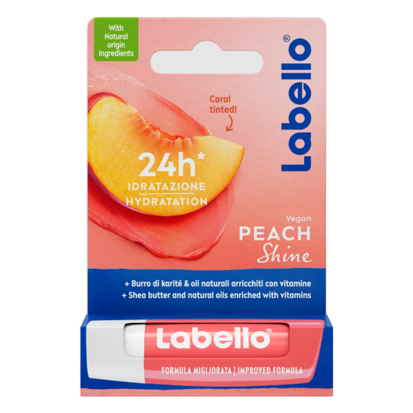 Labello Fruity peach shine 1 Stuks