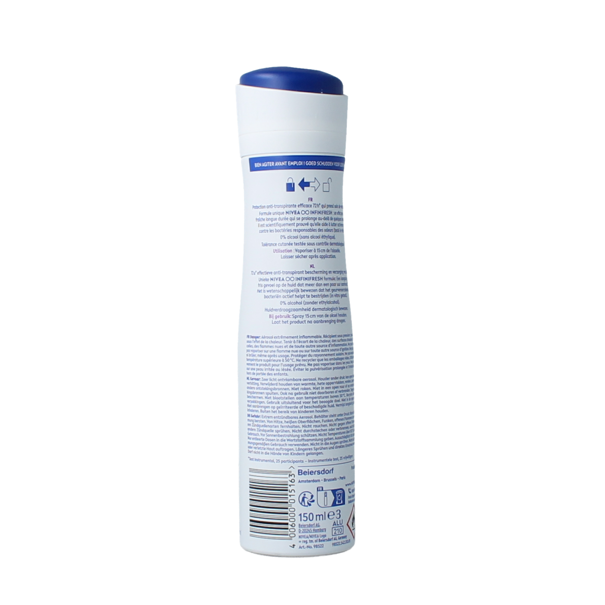 Nivea Deodorant spray fresh sensation 150.00 Milliliter