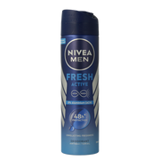 Nivea Men deodorant spray fresh active 150.00 Milliliter